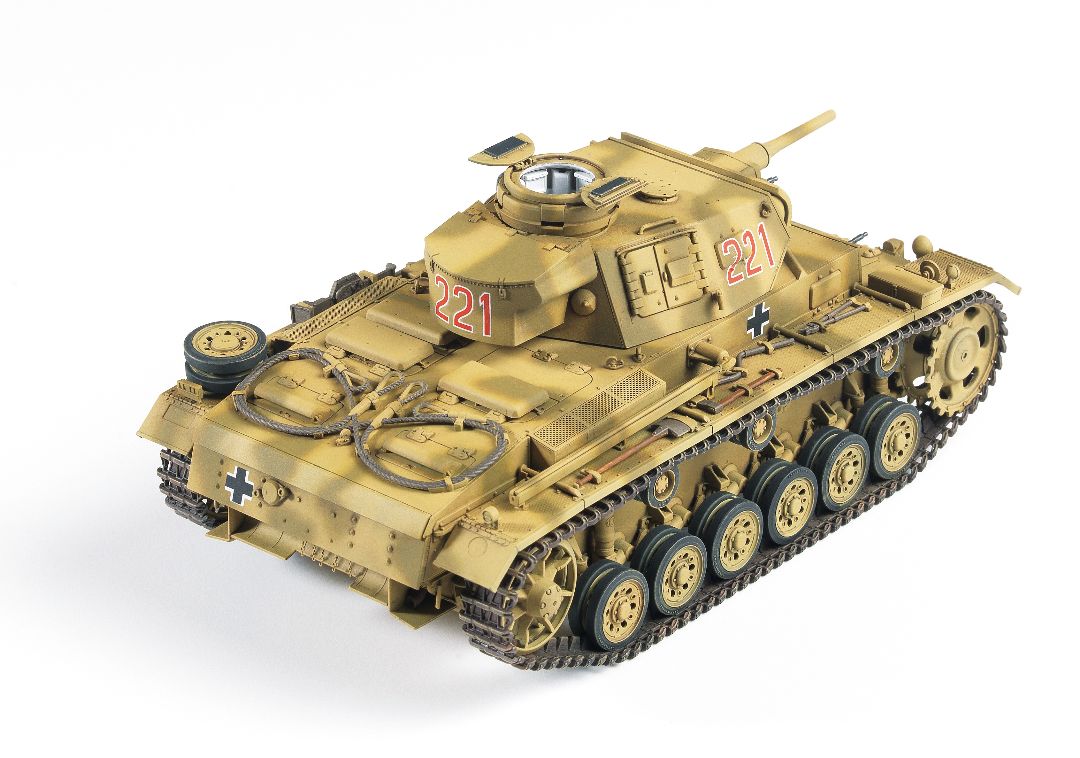 Academy 1/35 German Panzer III Ausf.J "North Africa" - Click Image to Close