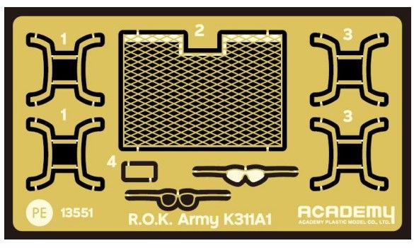 Academy 1/35 R.O.K. Army K311A1 - Click Image to Close