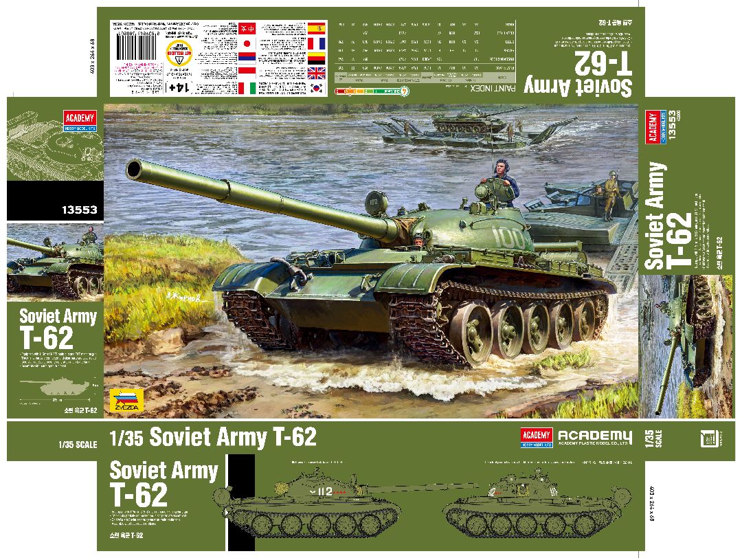 Academy 1/35 Soviet Army T-62