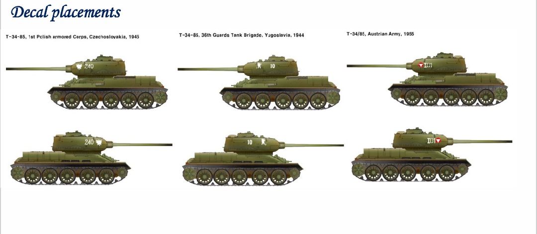 Academy 1/35 Soviet Medium Tank T-34-85 Ural Tank Factory No.183
