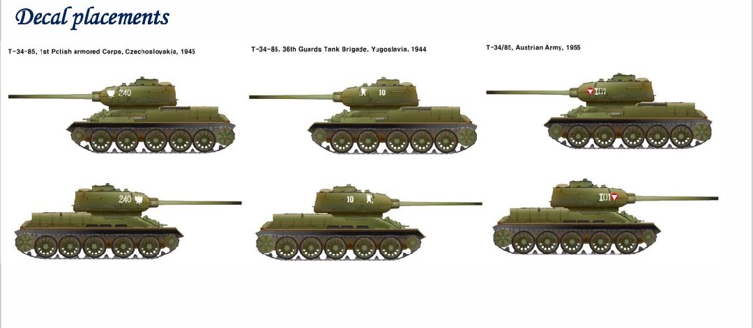 Academy 1/35 Soviet Medium Tank T-34-85 Ural Tank Factory No.183 - Click Image to Close