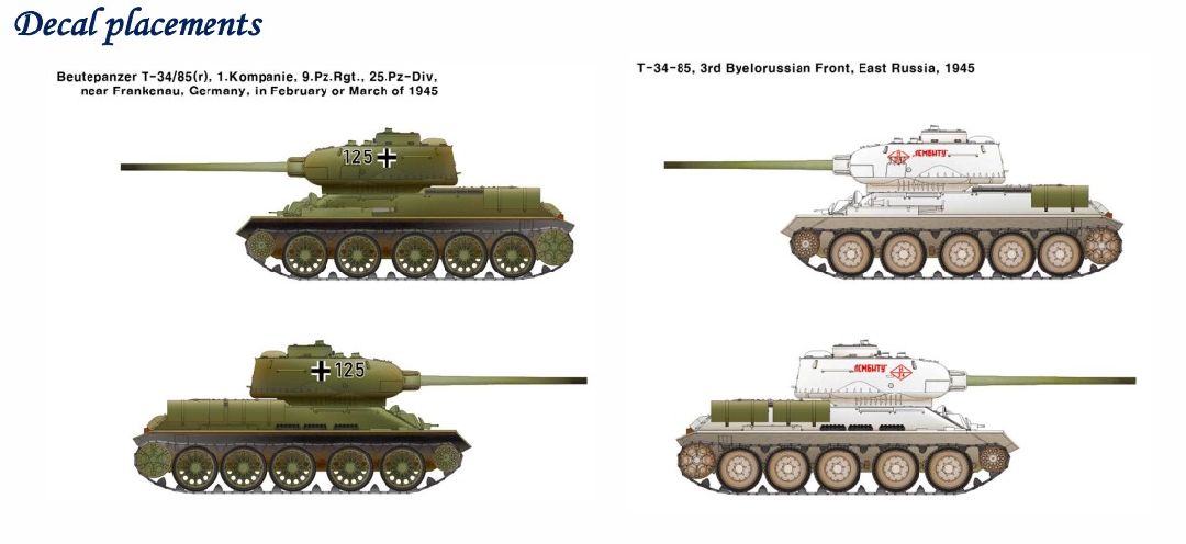 Academy 1/35 Soviet Medium Tank T-34-85 Ural Tank Factory No.183