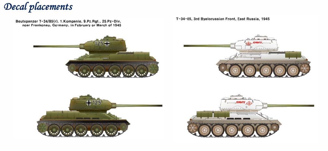 Academy 1/35 Soviet Medium Tank T-34-85 Ural Tank Factory No.183 - Click Image to Close