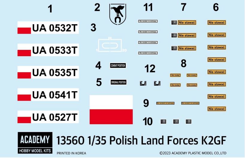 Academy 1/35 Polish Land Forces K2GF