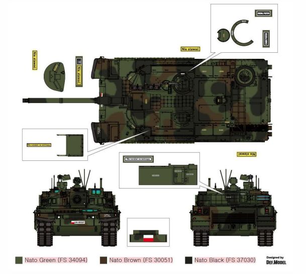 Academy 1/35 Polish Land Forces K2GF