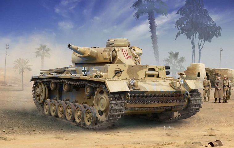 Academy 1/35 German Panzer III Ausf.N "Afrika Korps"