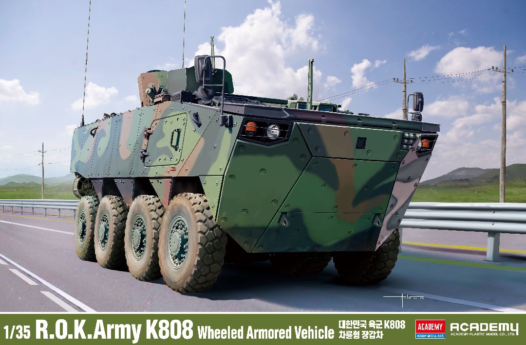 Academy 1/35 R.O.K. Army K808 Wheeled Armored Vehicle