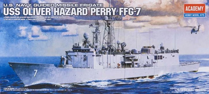 Academy 1/350 USS OLIVER HAZARD PERRY FFG-7 - Click Image to Close