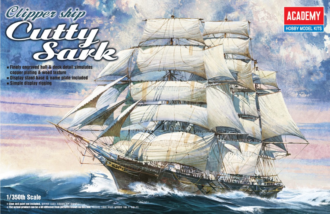 Academy 1/350 CUTTYSARK - Click Image to Close