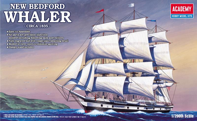 Academy 1/200 NEW BEDFORD WHALER - Click Image to Close