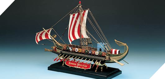 Academy 1/72 ROMAN WARSHIP CIRCA B.C 50 - Click Image to Close