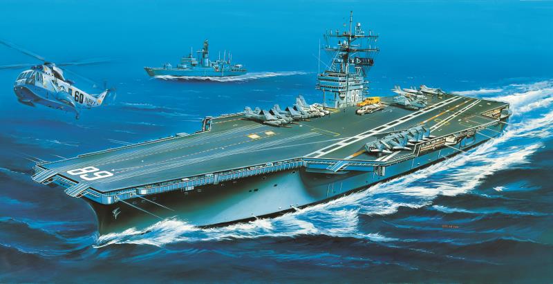 Academy 1/800 U.S.S. CVN-68 NIMITZ - Click Image to Close