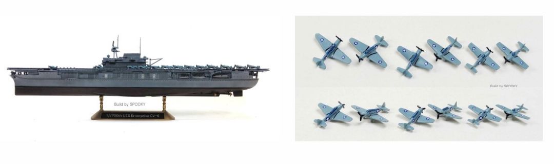 Academy 1/700 USS CV-6 Enterprise "Battle of Midway" - Click Image to Close