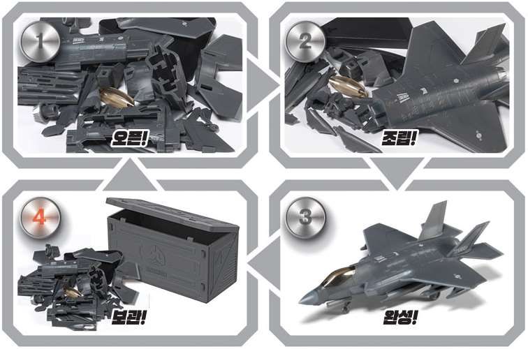Academy T-50B Black Eagles 4D Model Kit