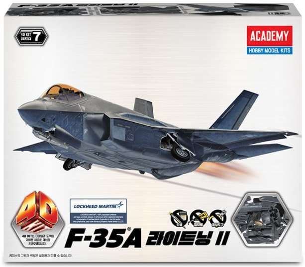 Academy F-35A Lightning II 4D Model Kit