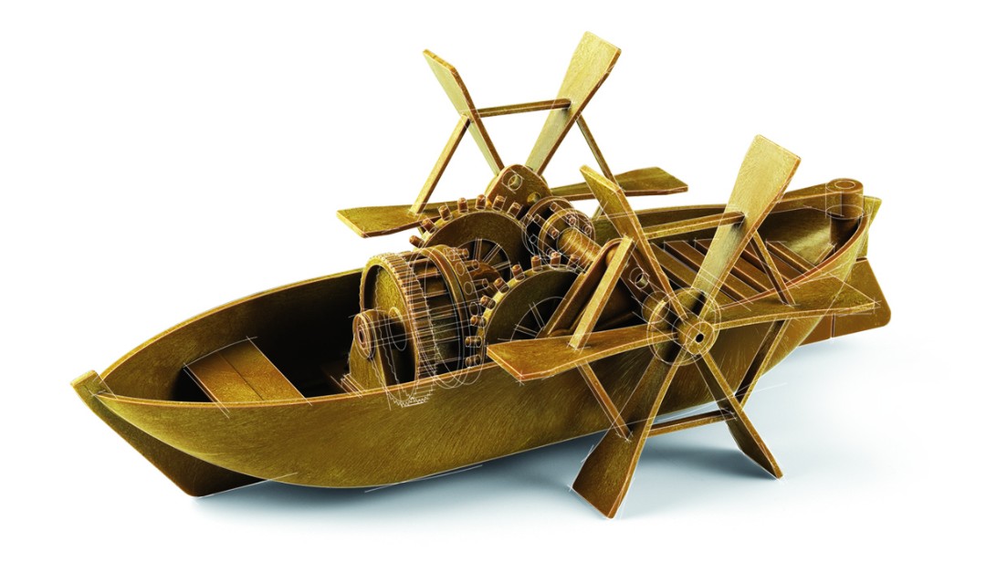 Academy Davinci Paddleboat - Click Image to Close