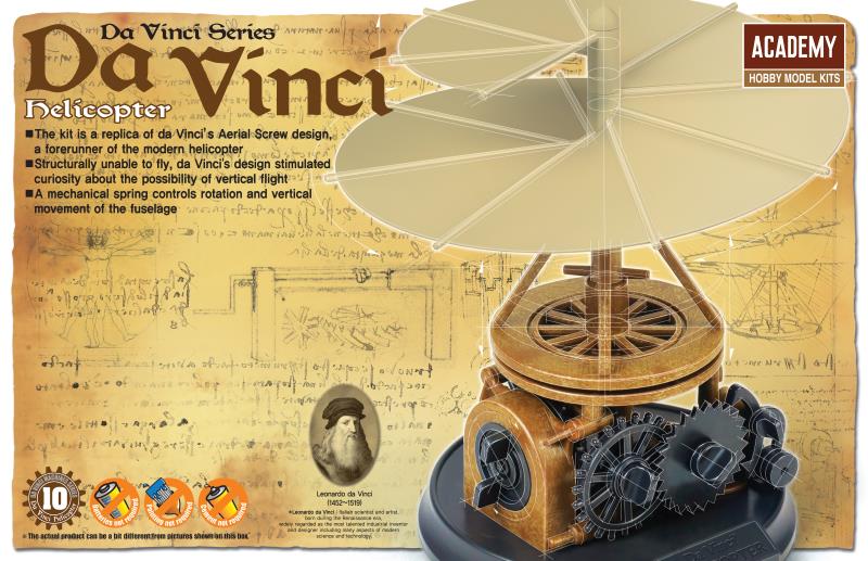 Academy Davinci Helicopter - Click Image to Close