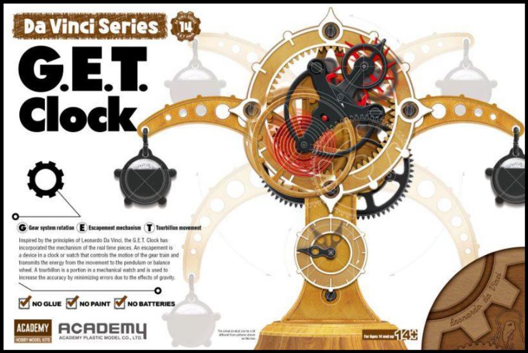Academy Davinci G.E.T. Clock - Click Image to Close