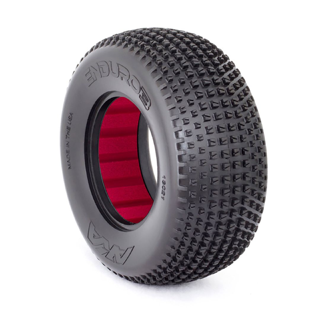 AKA Products 1/10 Enduro 3 SC Wide SSLW Tire w/ Red Insert (2)