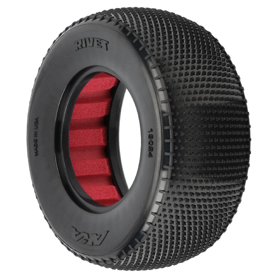 AKA Rivet 2.2"/3.0" Medium Carpet Tires (2) for SC Trucks