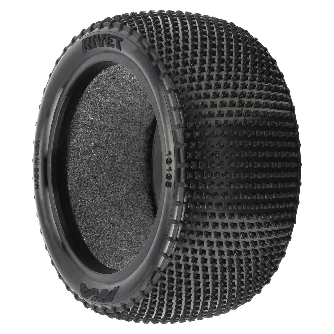 AKA Products 1/10 Rivet Soft Carpet Rr Off-Road Buggy Tires (2)