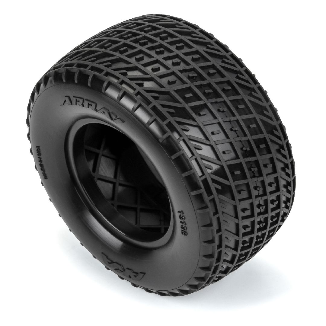 AKA Products Array Clay Rear 1.7"/2.2" Dirt Oval Tires (2)