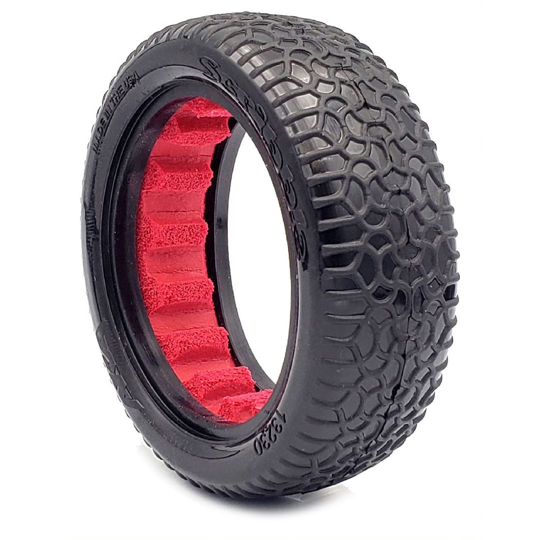 AKA Products 1/10 Buggy 2WD Front Scribble 2.2(Clay)-Red Insert