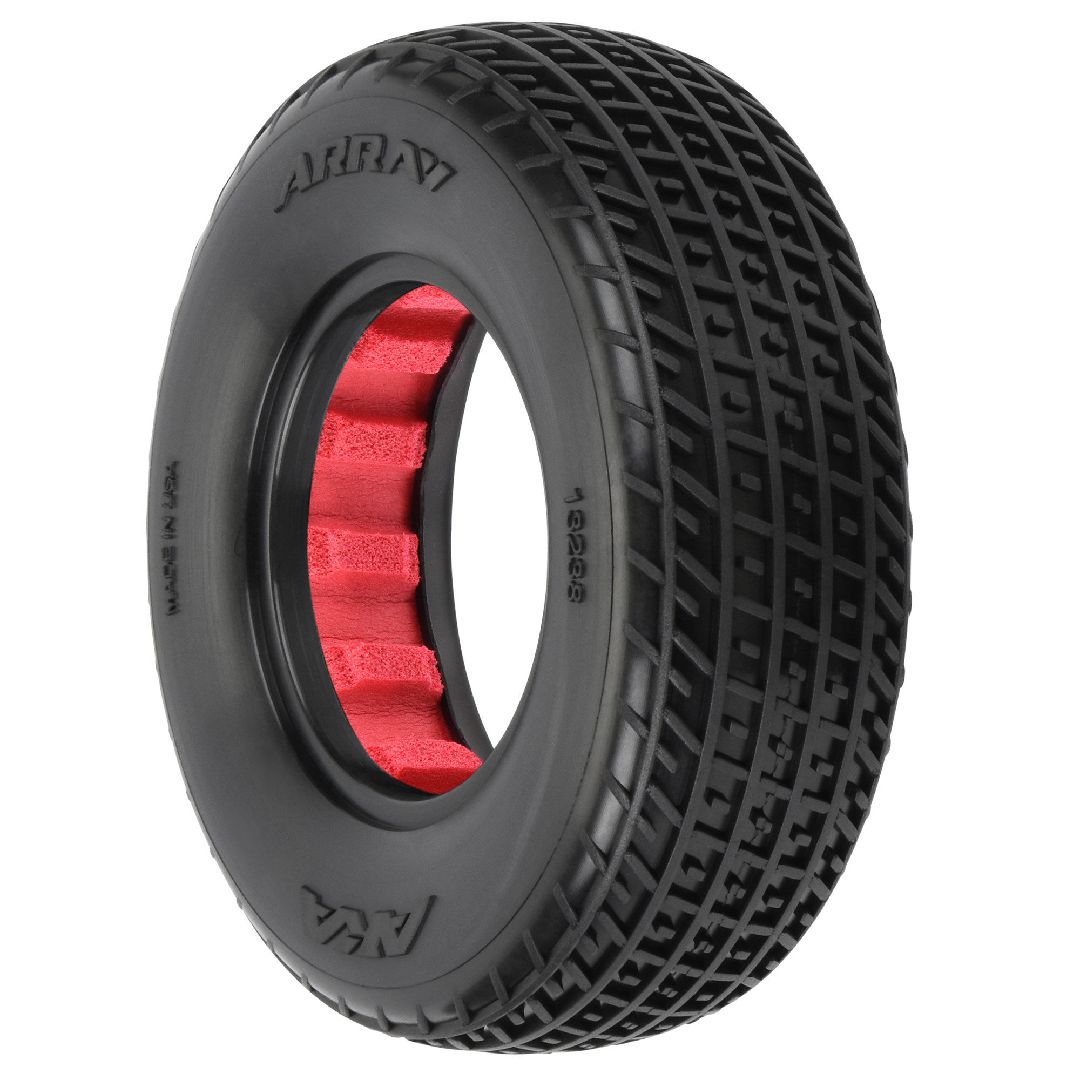 AKA Products Array Clay 2WD Front 1.7"/2.2" Dirt Oval Tires (2)
