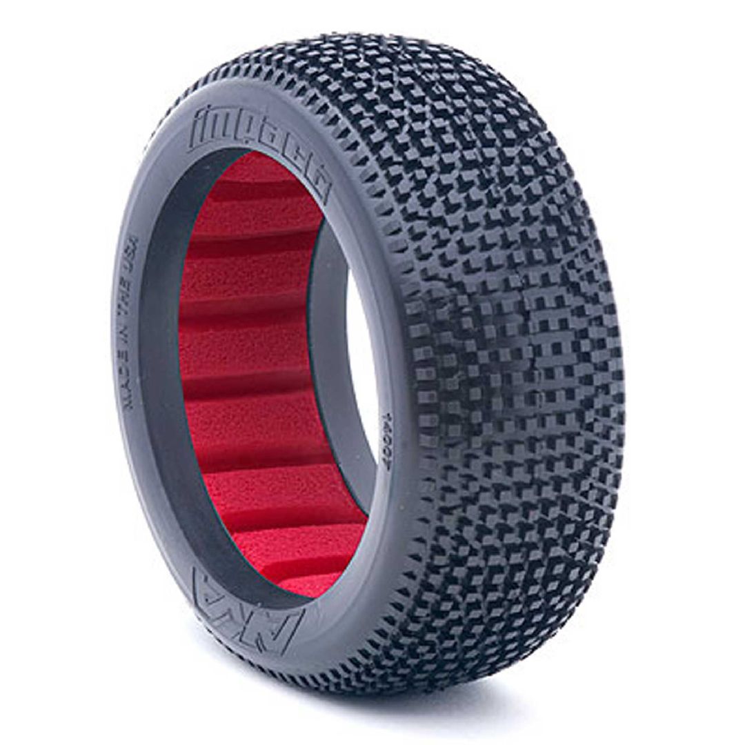 AKA Products 1/8 Buggy Impact SSLW Tire w/ Red Insert (2)