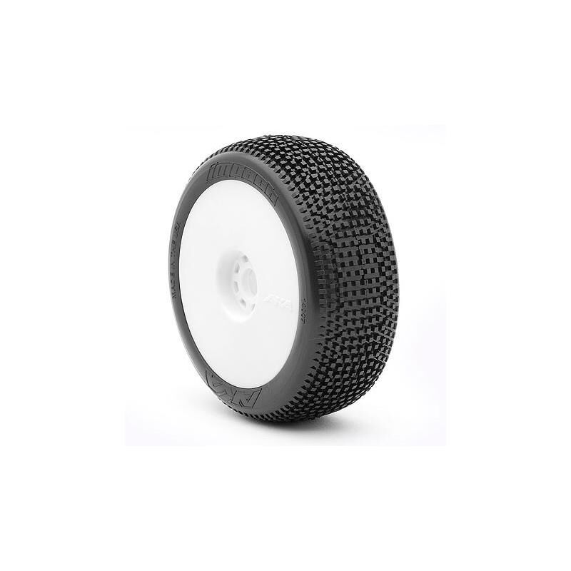AKA Products 1/8 Buggy IMPACT (Soft Long Wear) EVO Mntd Whte