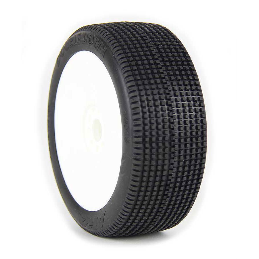 AKA Products 1/8 Buggy DOUBLE DOWN (Soft) EVO Mntd Whte