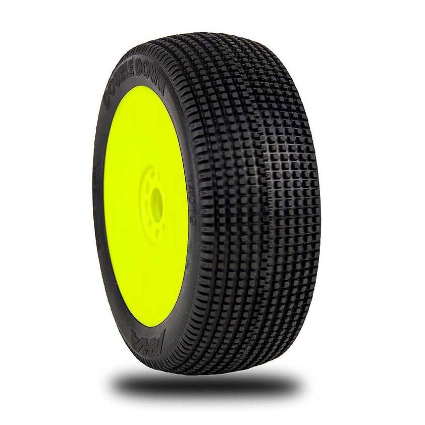 AKA Products 1/8 Buggy DOUBLE DOWN (Soft) EVO Mntd Yel