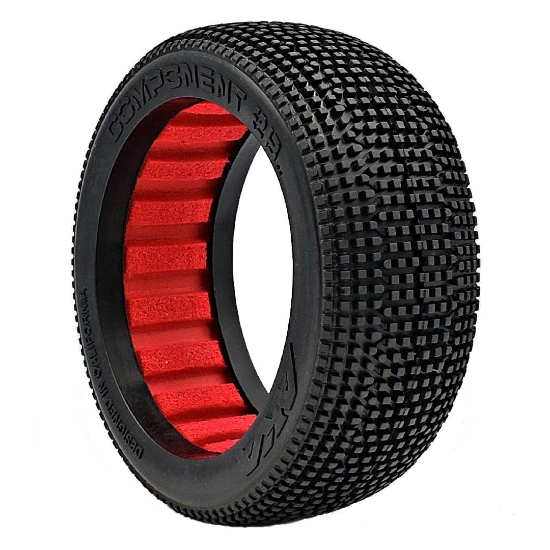 AKA Products 1/8 BUGGY COMPONENT 2AB W/ RED INSERTS SSLW (2)
