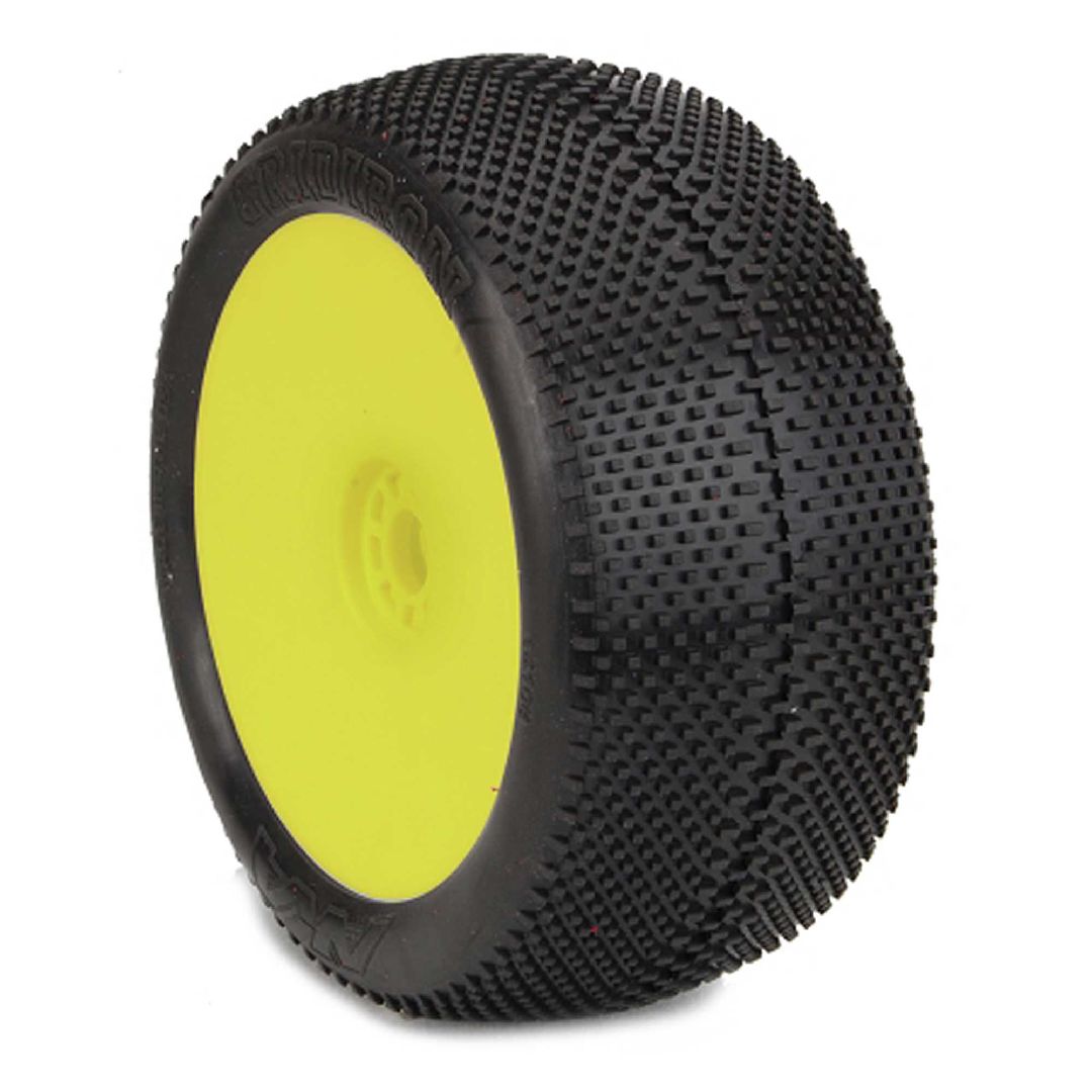 AKA Products 1/8 Truggy GRIDIRON (Sft Lng Wear) EVO Mntd Yel
