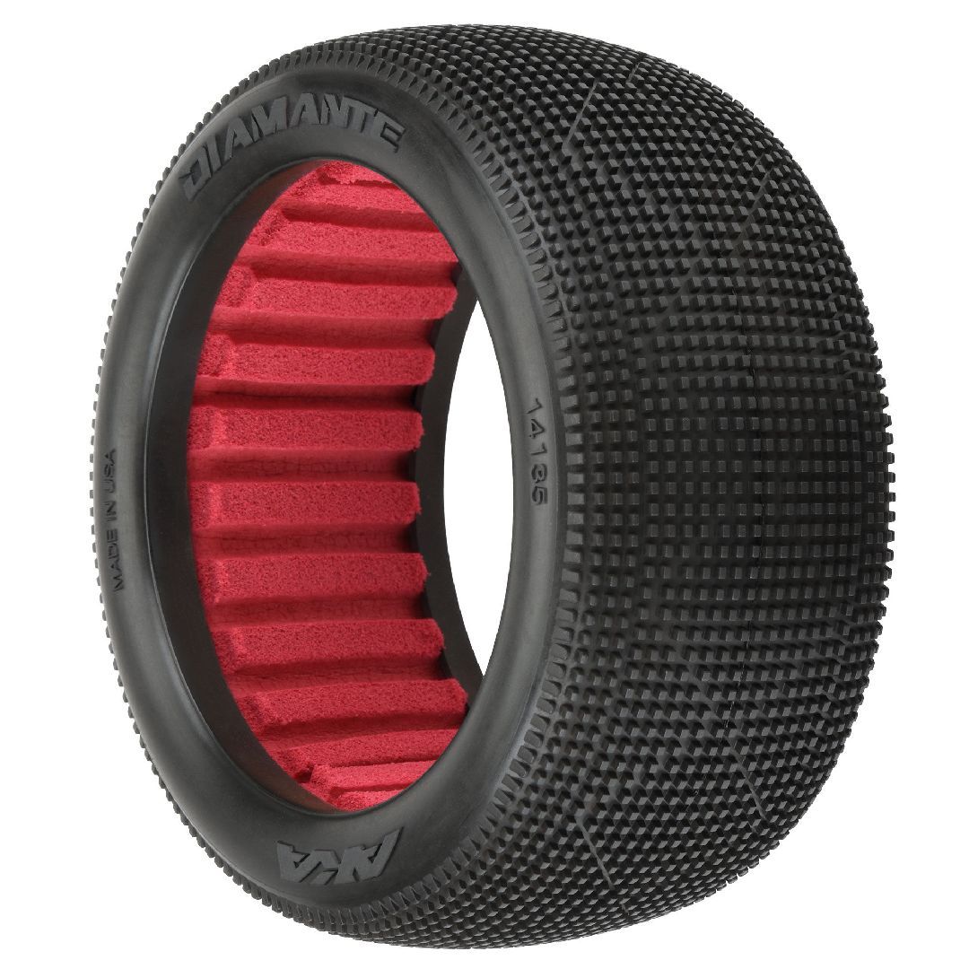 AKA Products 1/8 Diamante SLW F/R 4.0 Off-Road Truck Tires (2)