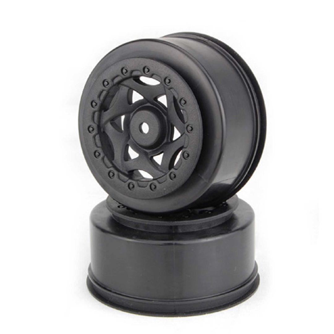 AKA Products 1/10 Cyclone SC Wheel, Black (2): SCTE4X4/SCT410