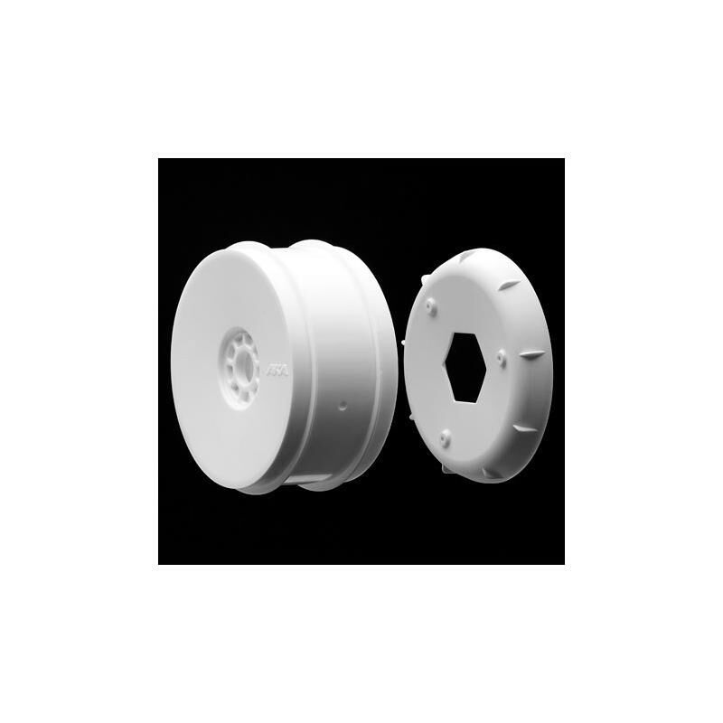 AKA Products 1/8 Buggy EVO Wheels White (4)