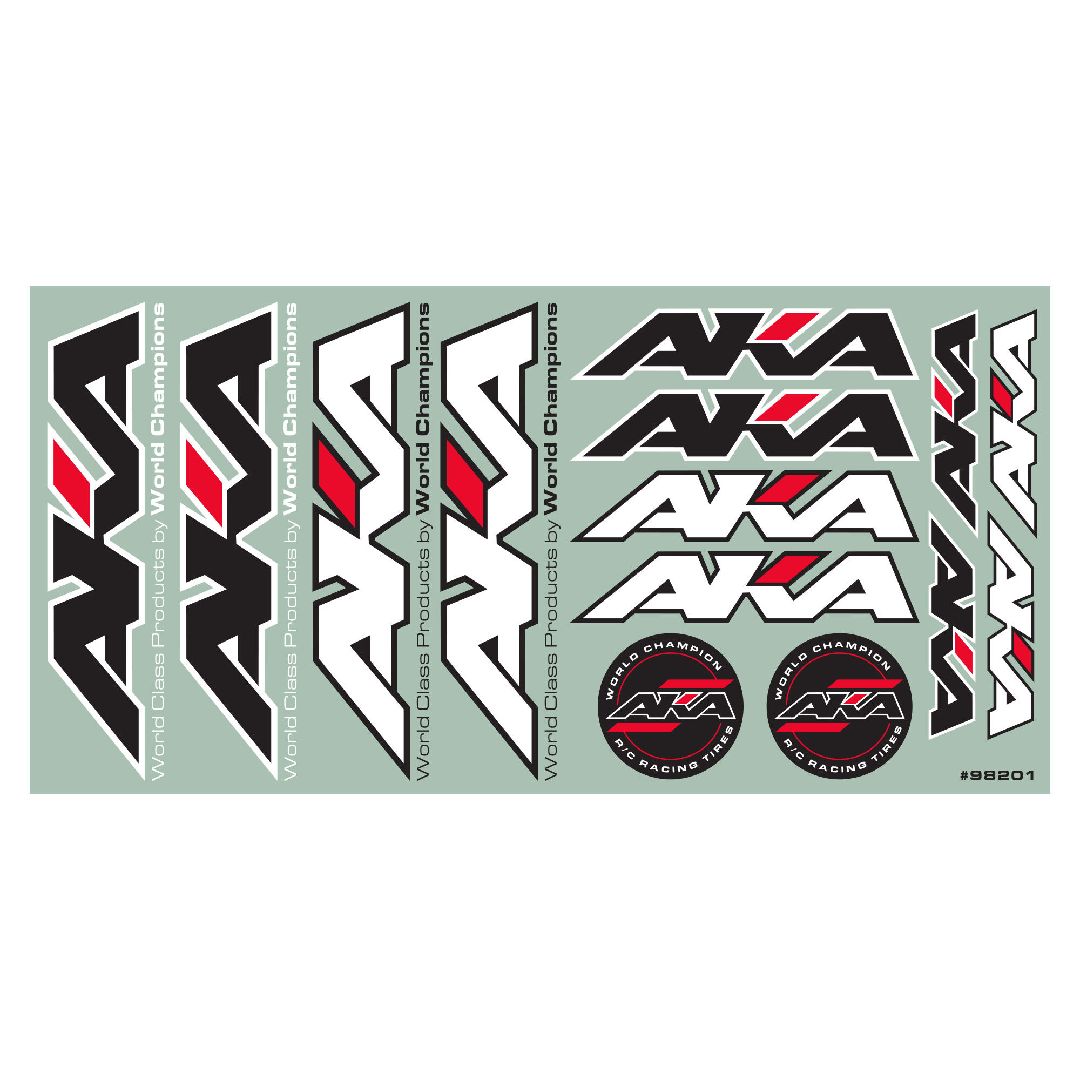 AKA Products AKA Sponsor Decal Sheet, Large