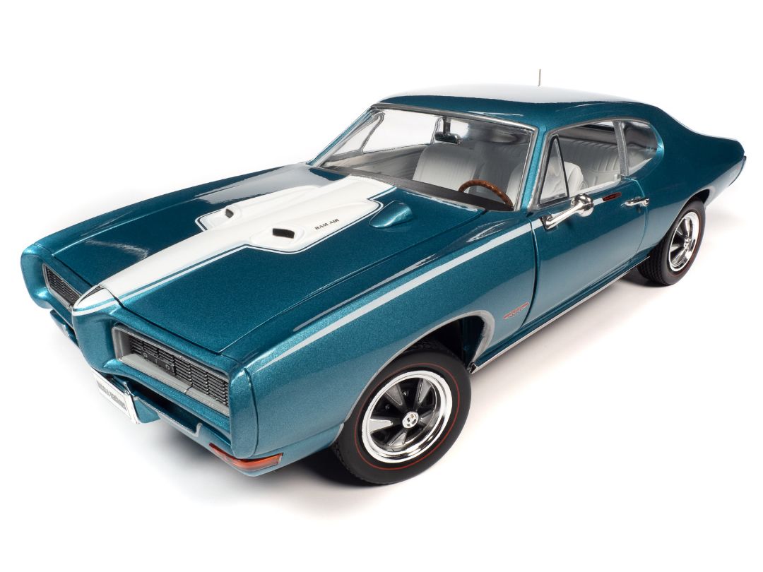American Muscle 1/18 1968 Pontiac GTO - Meridian Turquoise