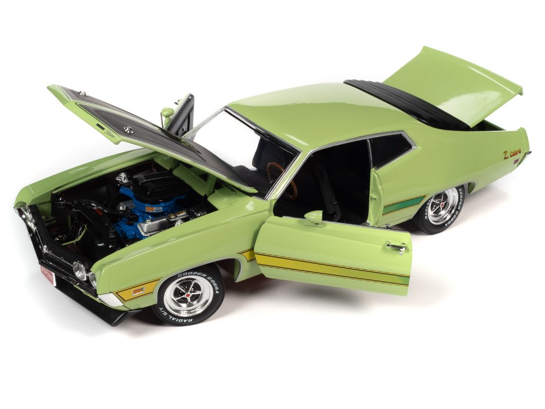 American Muscle 1/18 1971 Ford Torino Cobra - Grabber Lime