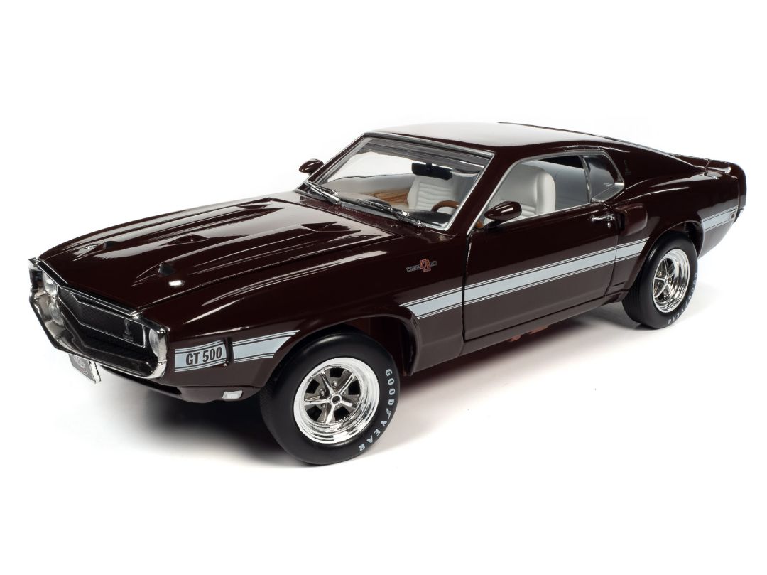 American Muscle 1/18 1969 Shelby GT500 Mustang 2+2 Royal Maroon