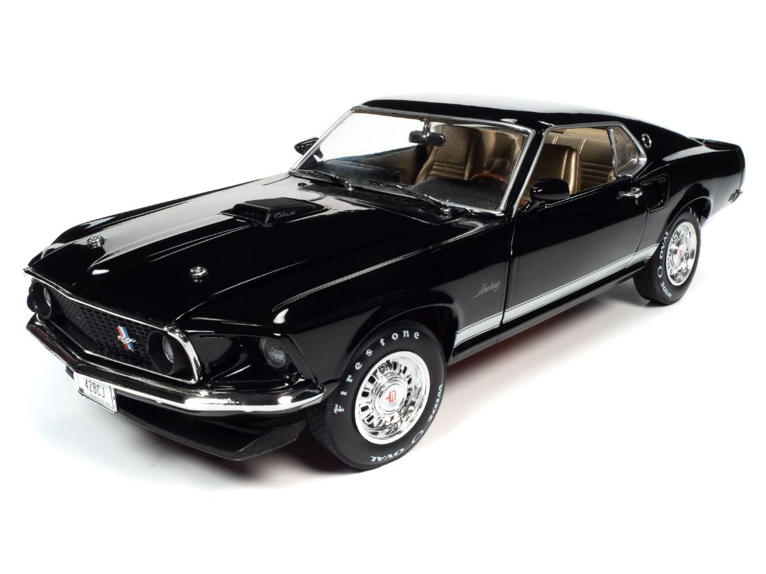 American Muscle 1/18 1969 Mustang GT 2+2 - Raven Black