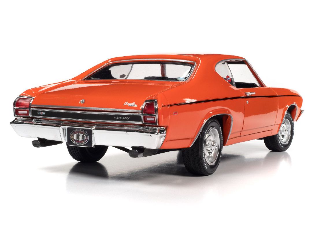 American Muscle 1/18 1969 Chevrolet Chevelle COPO- Monaco Orange - Click Image to Close