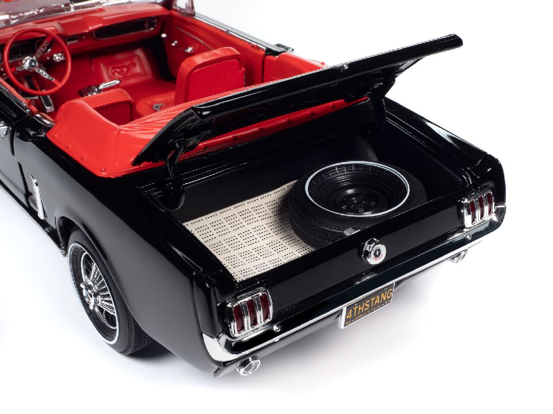 American Muscle 1/18 1964 .5 Ford Mustang Convertible- Raven Blk - Click Image to Close