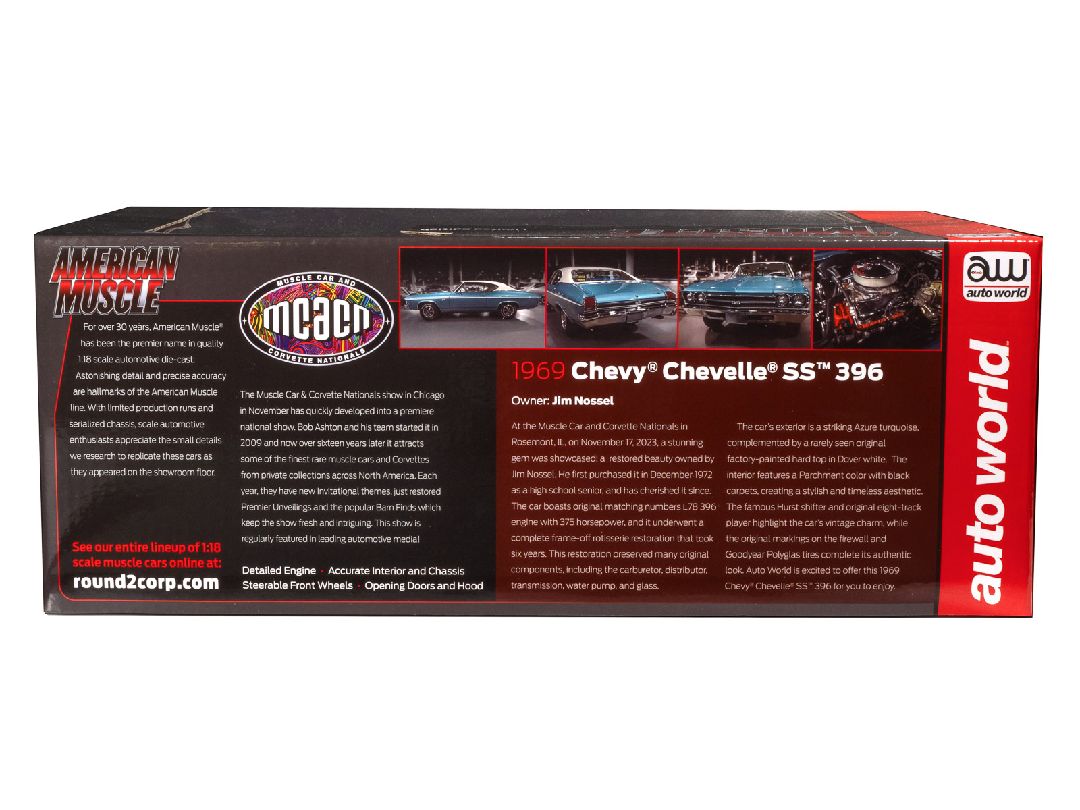 American Muscle 1/18 1969 Chevrolet Chevelle Hardtop MCACN