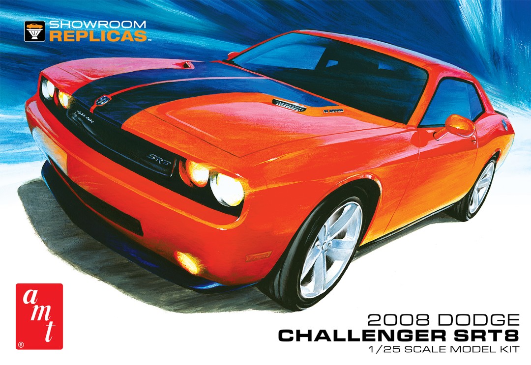 AMT 2008 Dodge Challenger SRT8 1/25 Model Kit (Level 2) - Click Image to Close