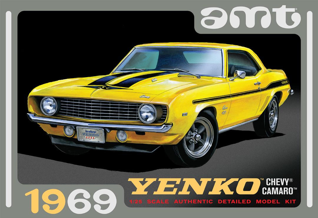 AMT 1969 Chevy Camaro (Yenko) 1/25 Model Kit (Level 2) - Click Image to Close