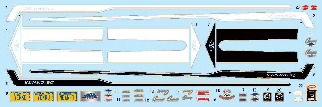 AMT 1969 Chevy Camaro (Yenko) 1/25 Model Kit (Level 2)