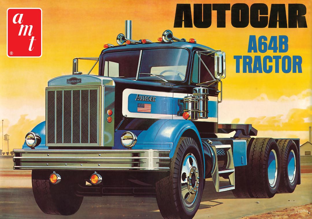 AMT Autocar A64B Semi Tractor 1/25 Model Kit - Click Image to Close