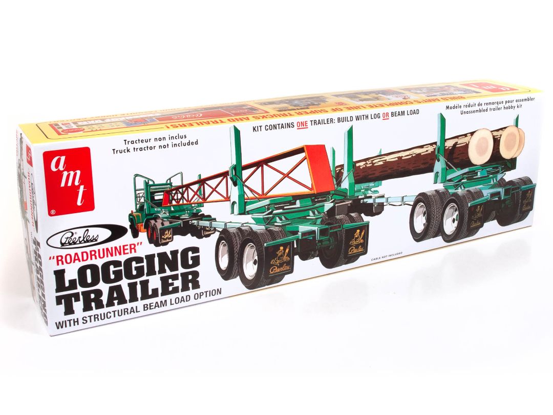 AMT Peerless Logging Trailer 1/25 Model Kit [AMT1103/06] HiPerformance